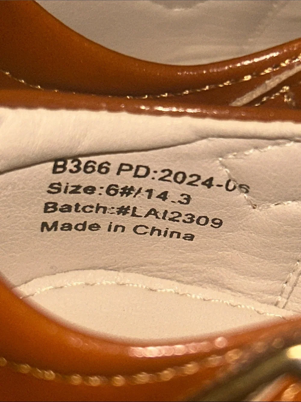 Felix & Eloise Girls' Tan Leather Mary Jane Dress Shoes